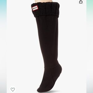 COPY - Hunter boots black cozy socks‼️‼️